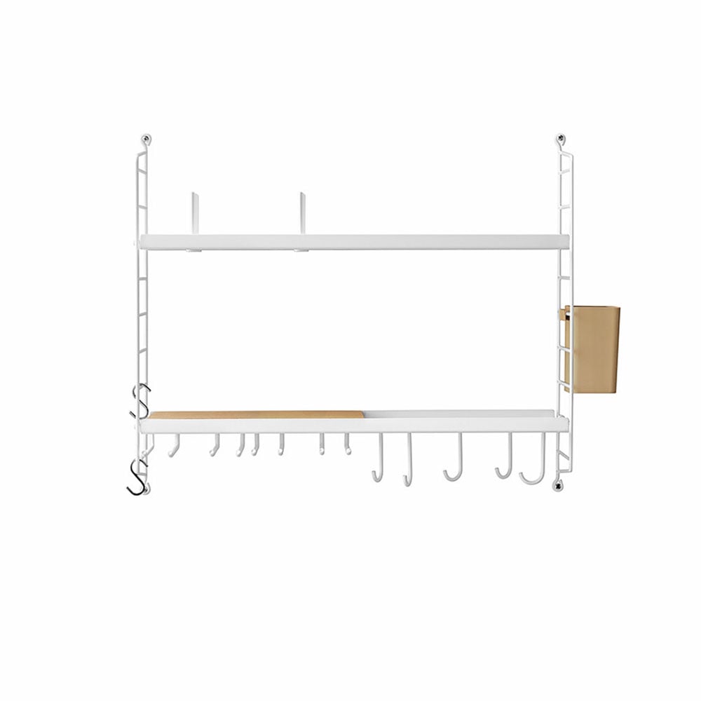 String Kök vägghylla vit | Skandinavisk Design | Hyllor & Hyllsystem | Vit