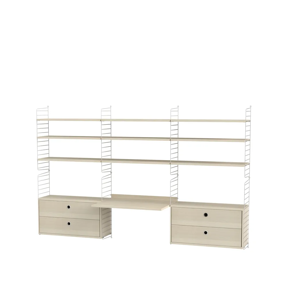 String String kontor ask & grå - Kombination F