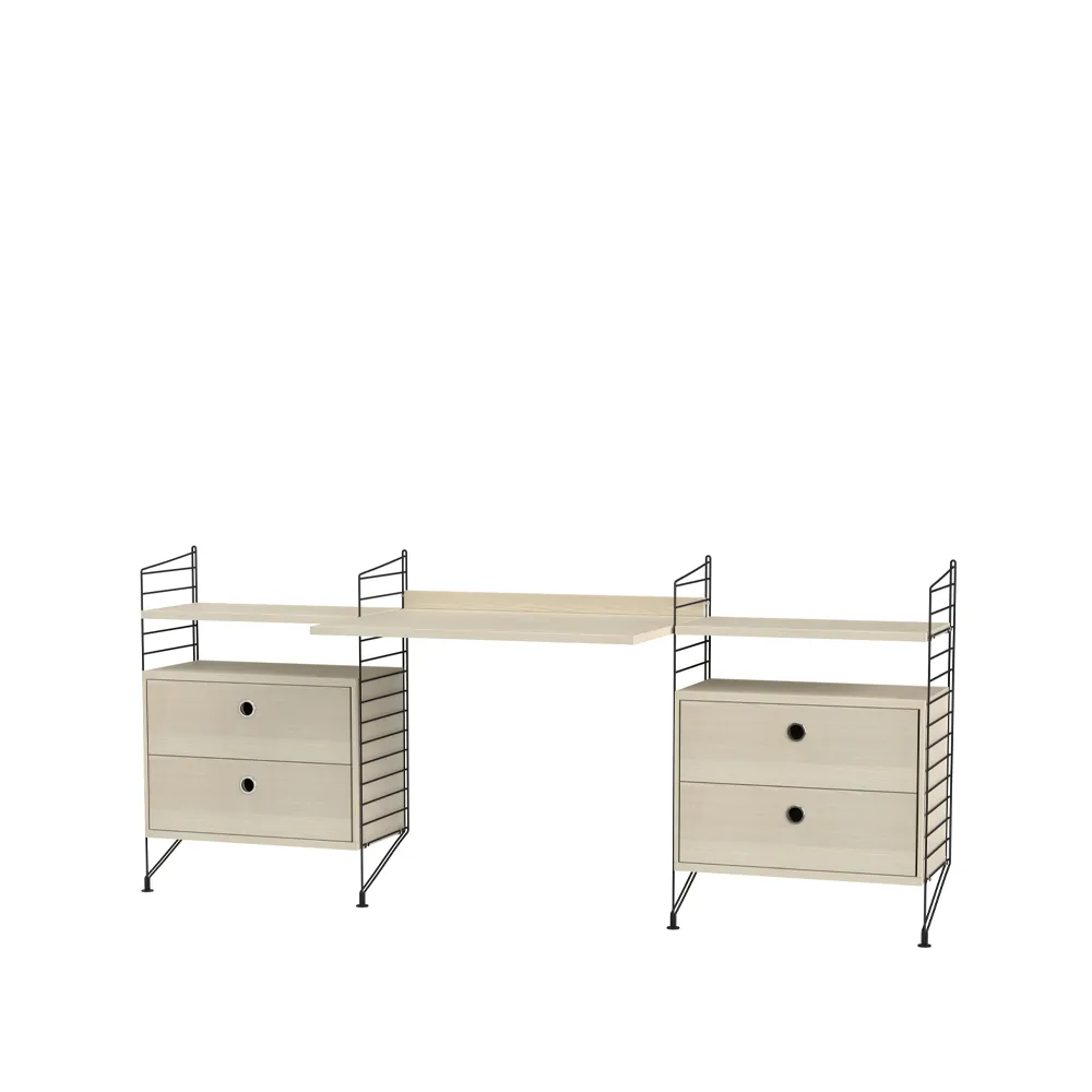 String String kontor ask & svart - Kombination C