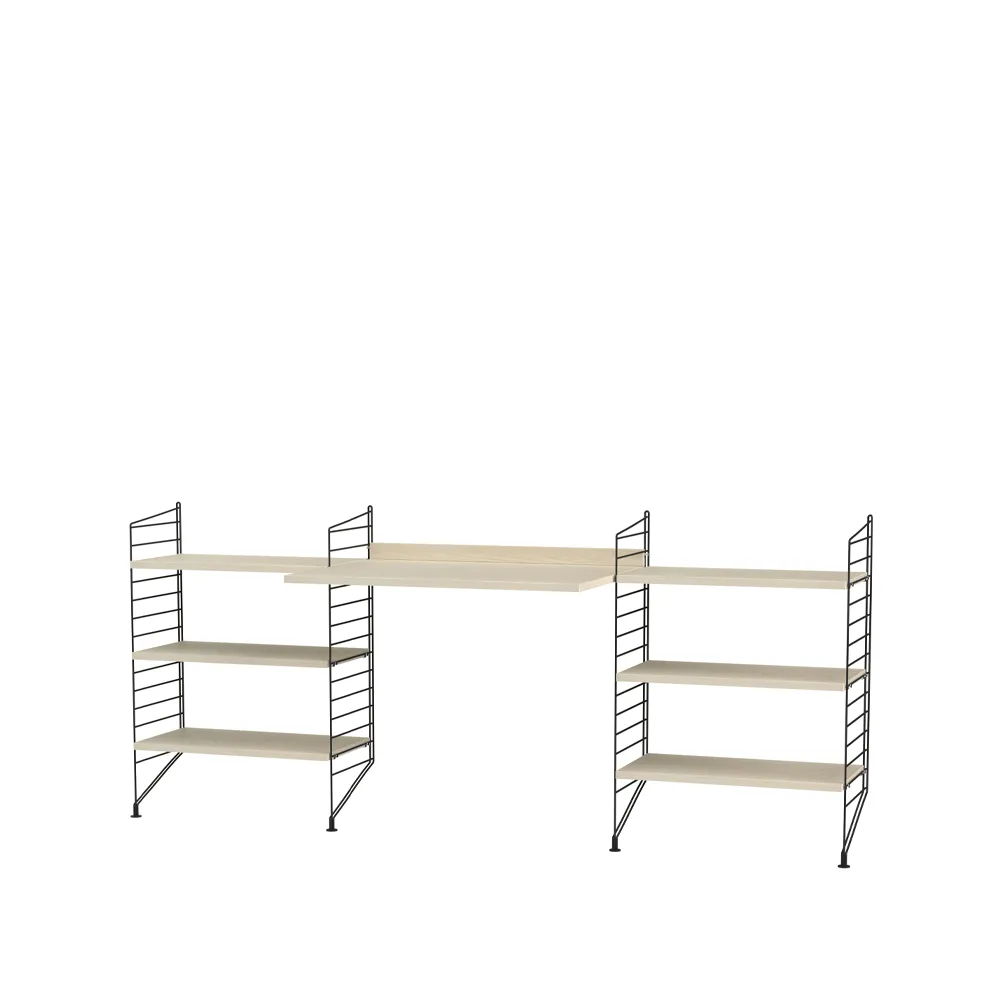 String kontor ask & svart - Kombination D String