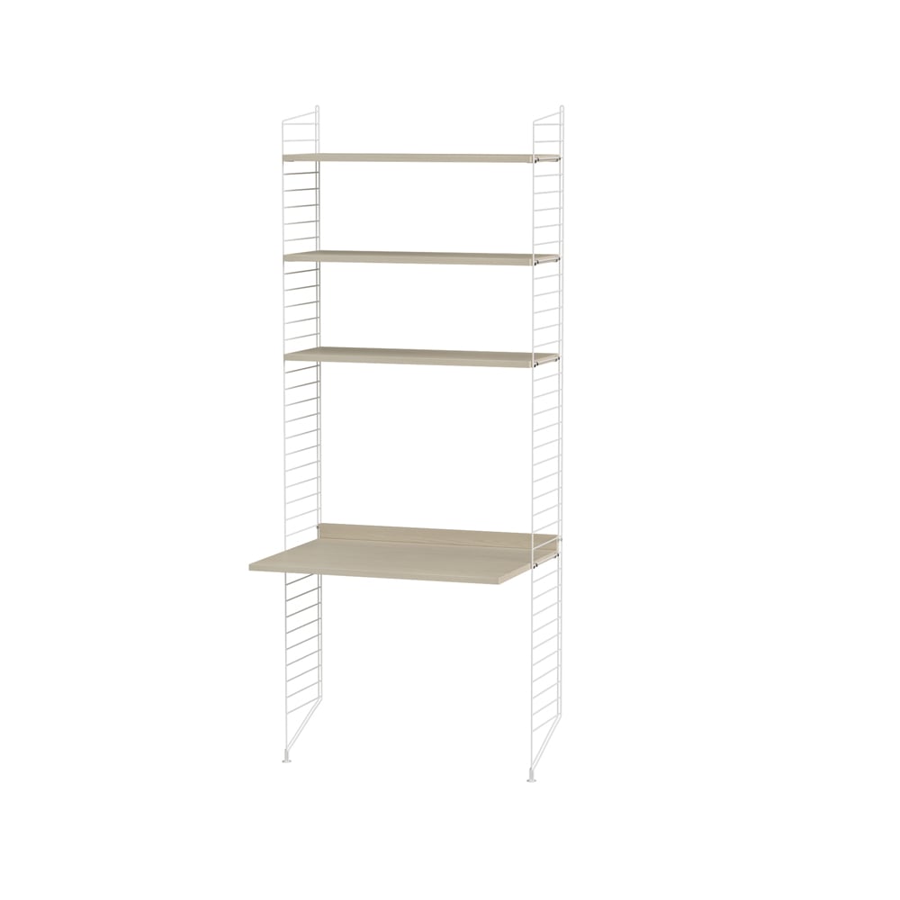 String kontor ask & vit - Kombination A | Skandinavisk Design | Beige