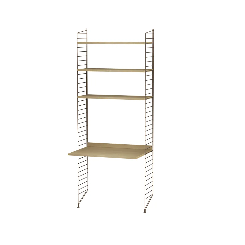 String kontor ek & brun - Kombination A,  String