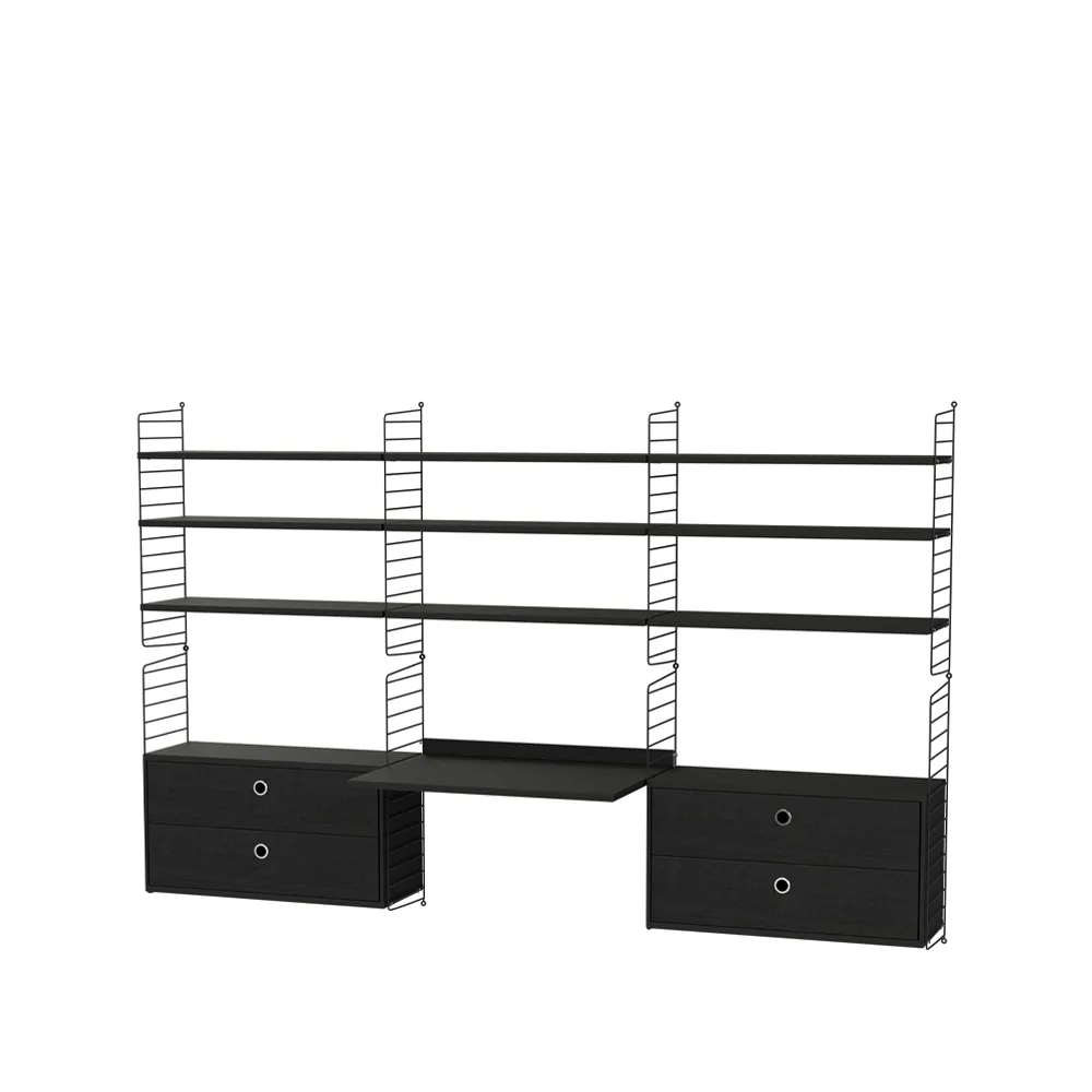 String kontor svart - Kombination F,  String