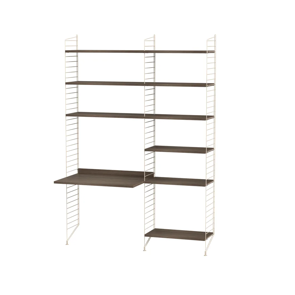 String kontor valnöt & beige - Kombination B String