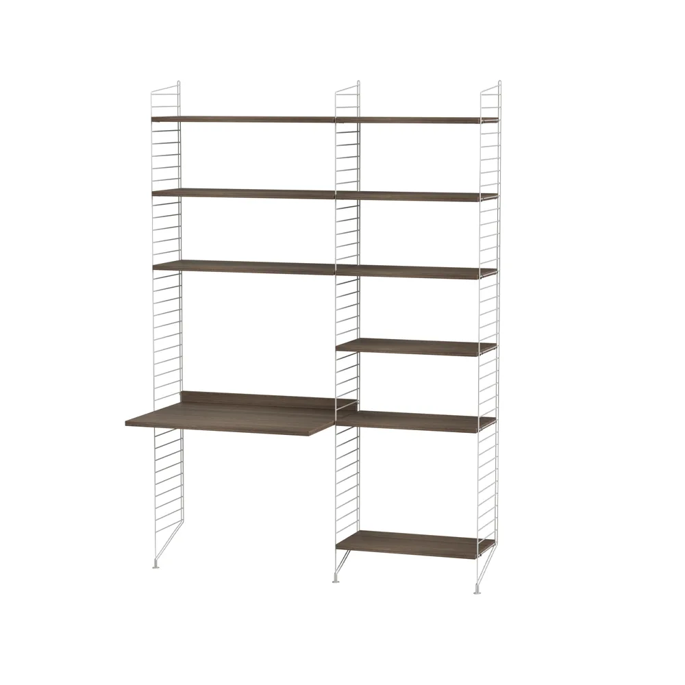 String String kontor valnöt & grå - Kombination B