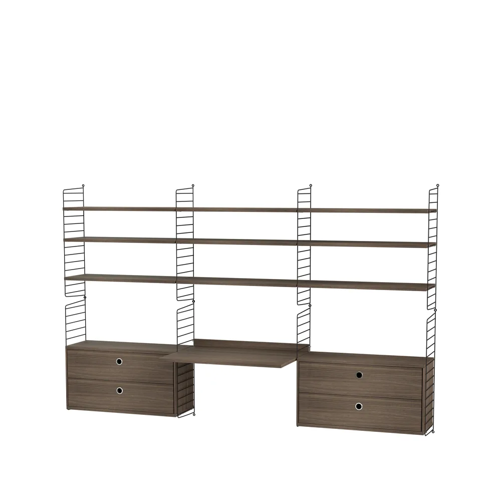 String String kontor valnöt & svart - Kombination F