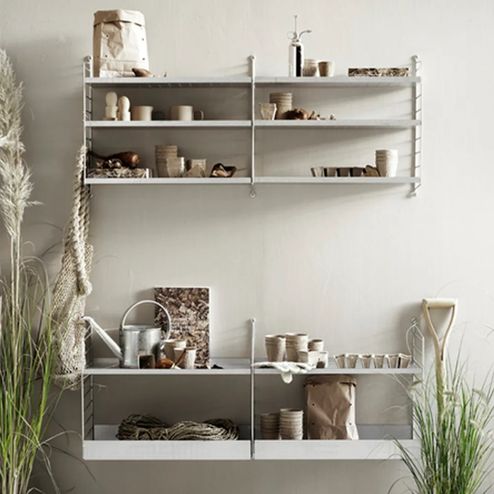 String Outdoor väggavel, galvaniserad, 50x30 cm, 2-pack String