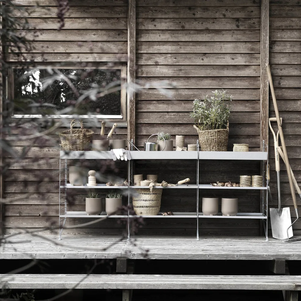 String Outdoor väggavel, galvaniserad, 50x30 cm, 2-pack String