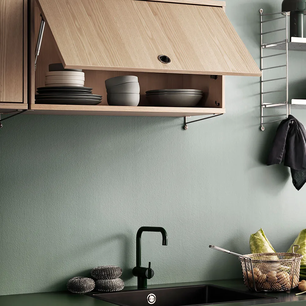 String överskåp, Valnöt, 78x30 cm String