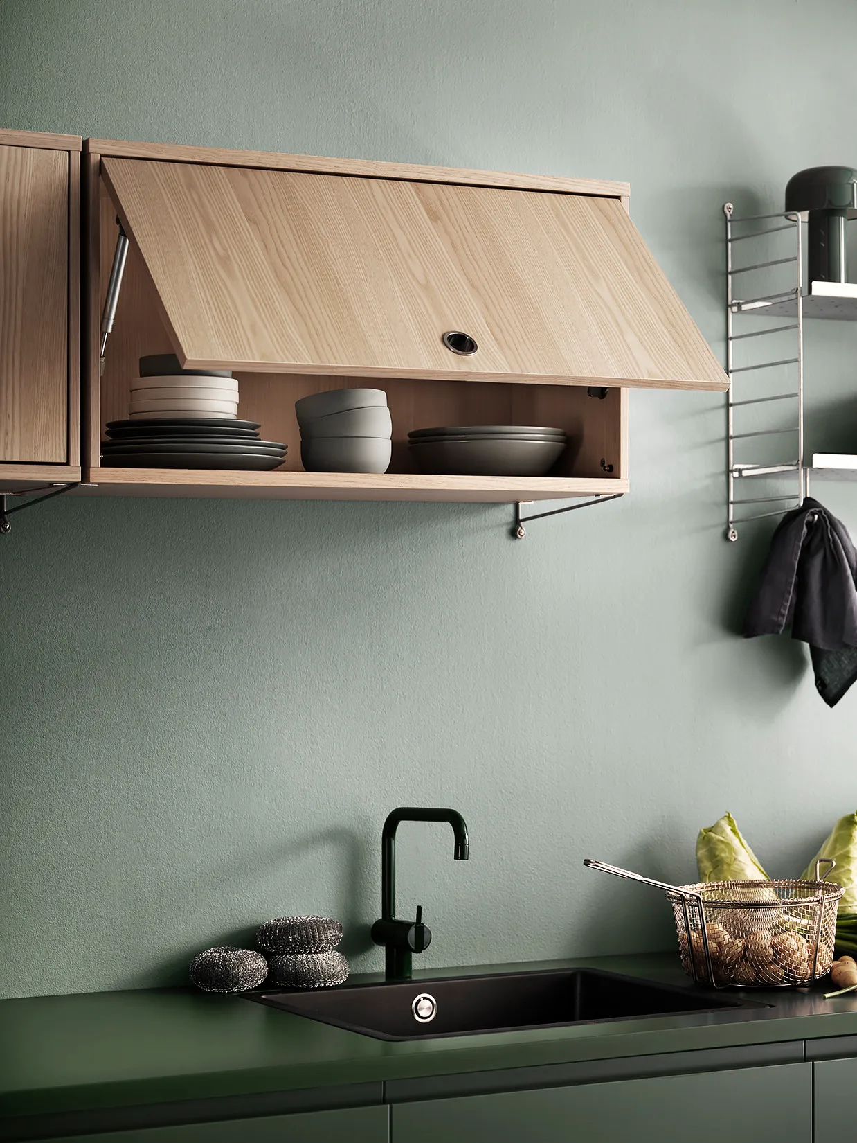 String överskåp, Vit, 78x30 cm String