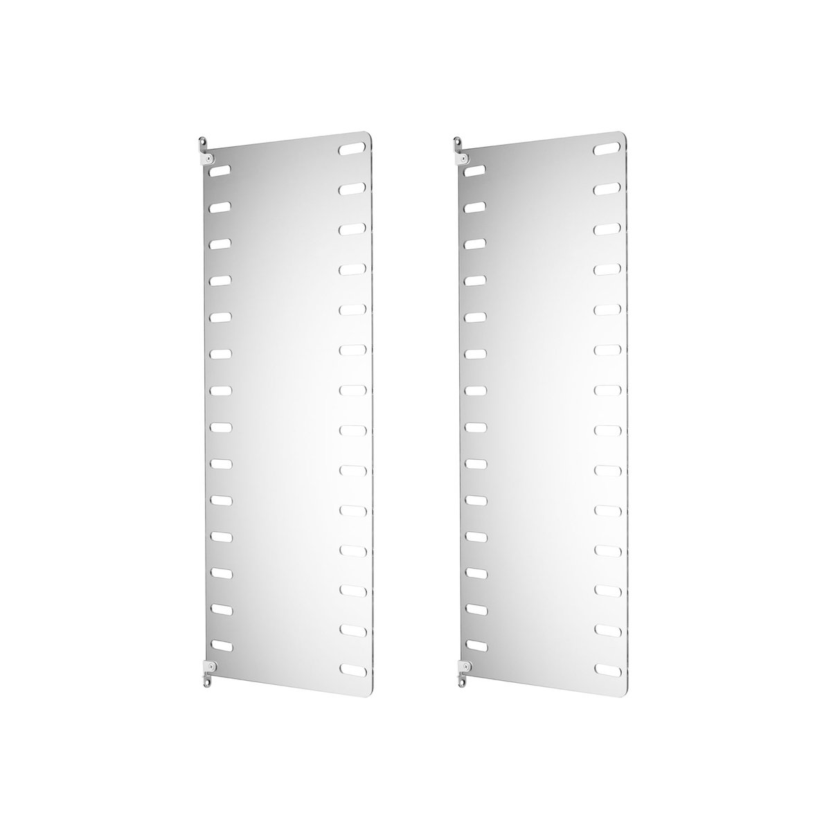 String Plex väggavel transparent, 50x30 cm, 2-pack | Skandinavisk Design | Hyllor & Hyllsystem | Transparent