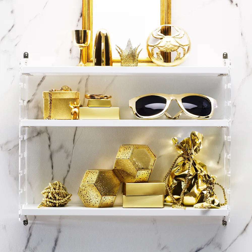 String Plex väggavel, transparent, 75x30 cm, 1-pack String