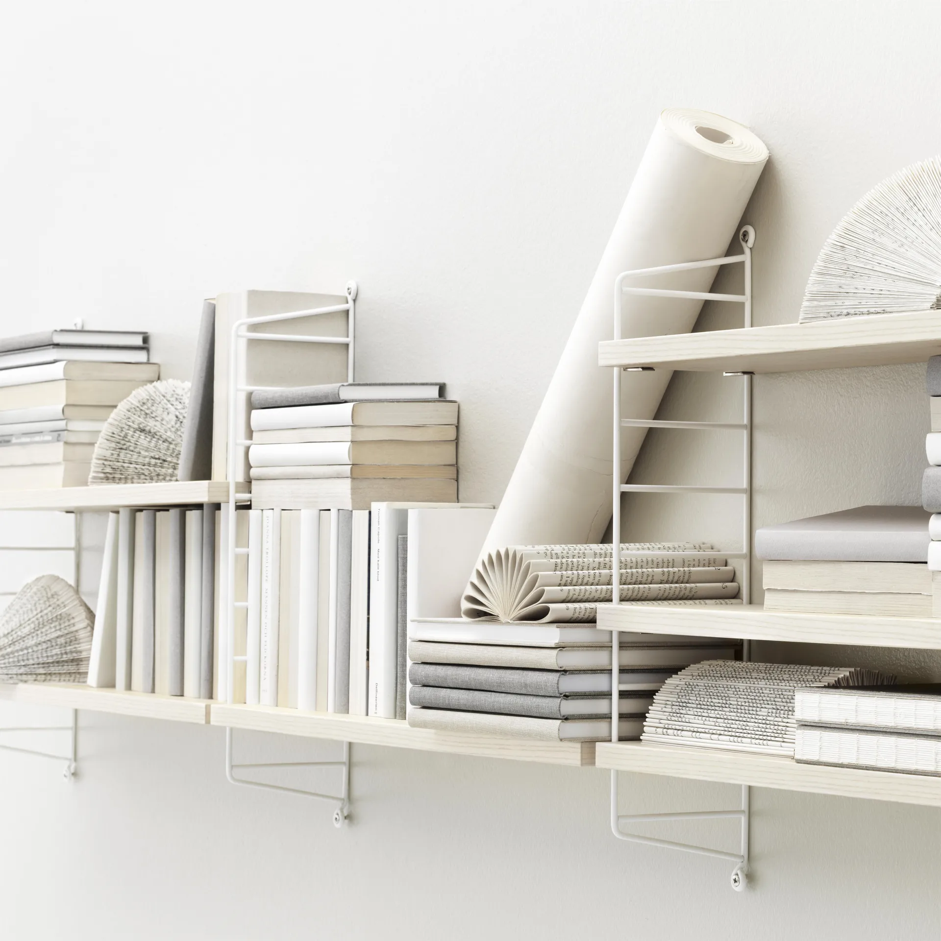 String Pocket hylla ask-vit, ask-vit String