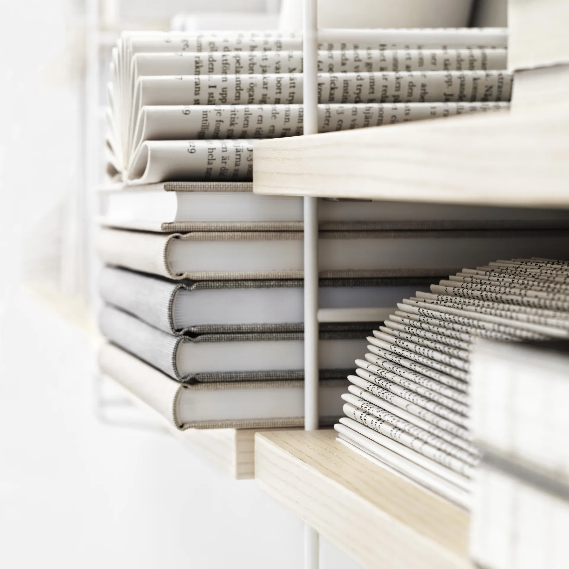 String Pocket hylla ask-vit, ask-vit String