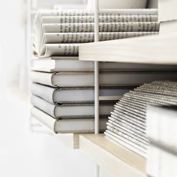 String Pocket hylla ask-vit - ask-vit - String