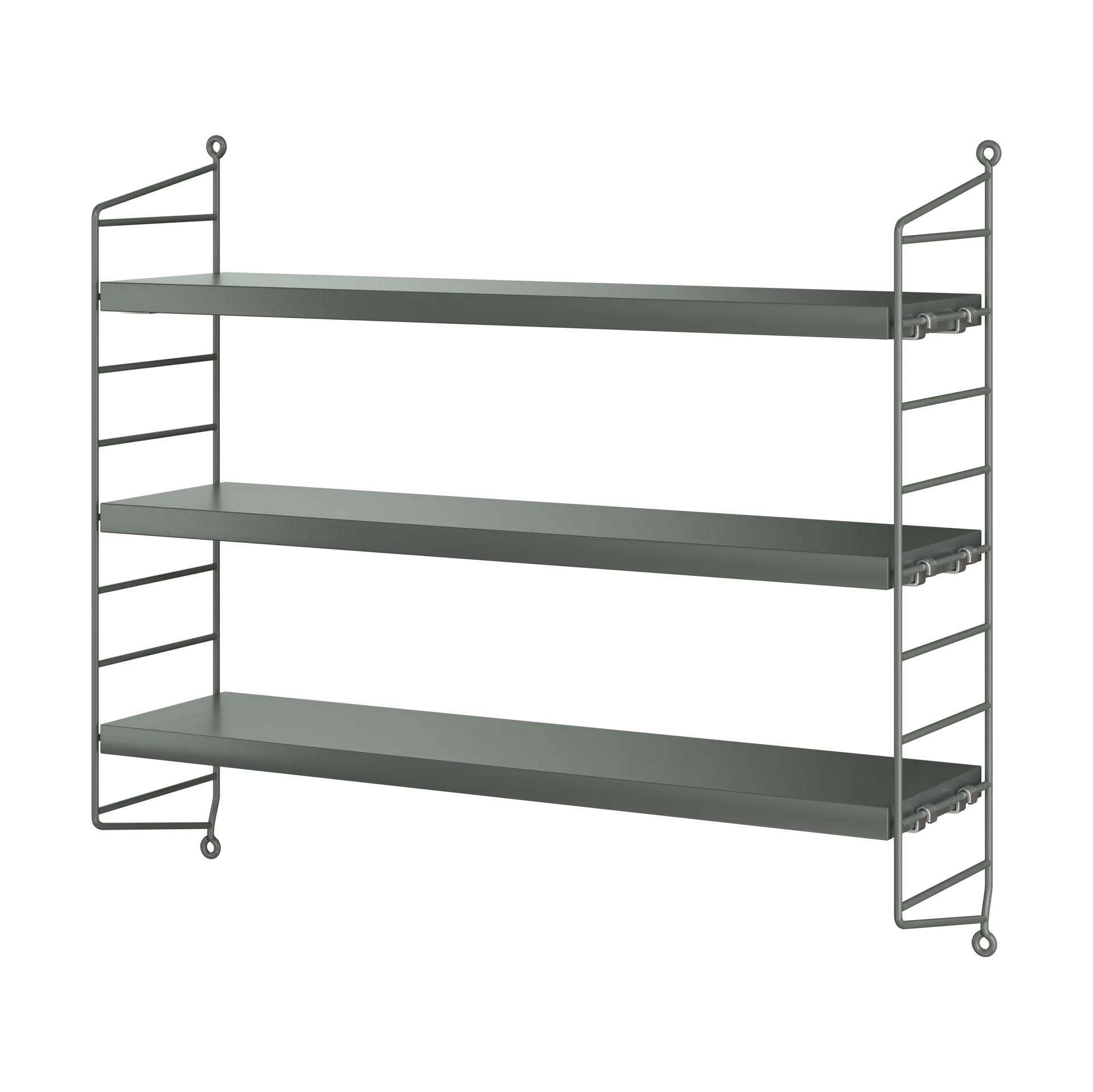 String Pocket hylla, Mörkgrå String