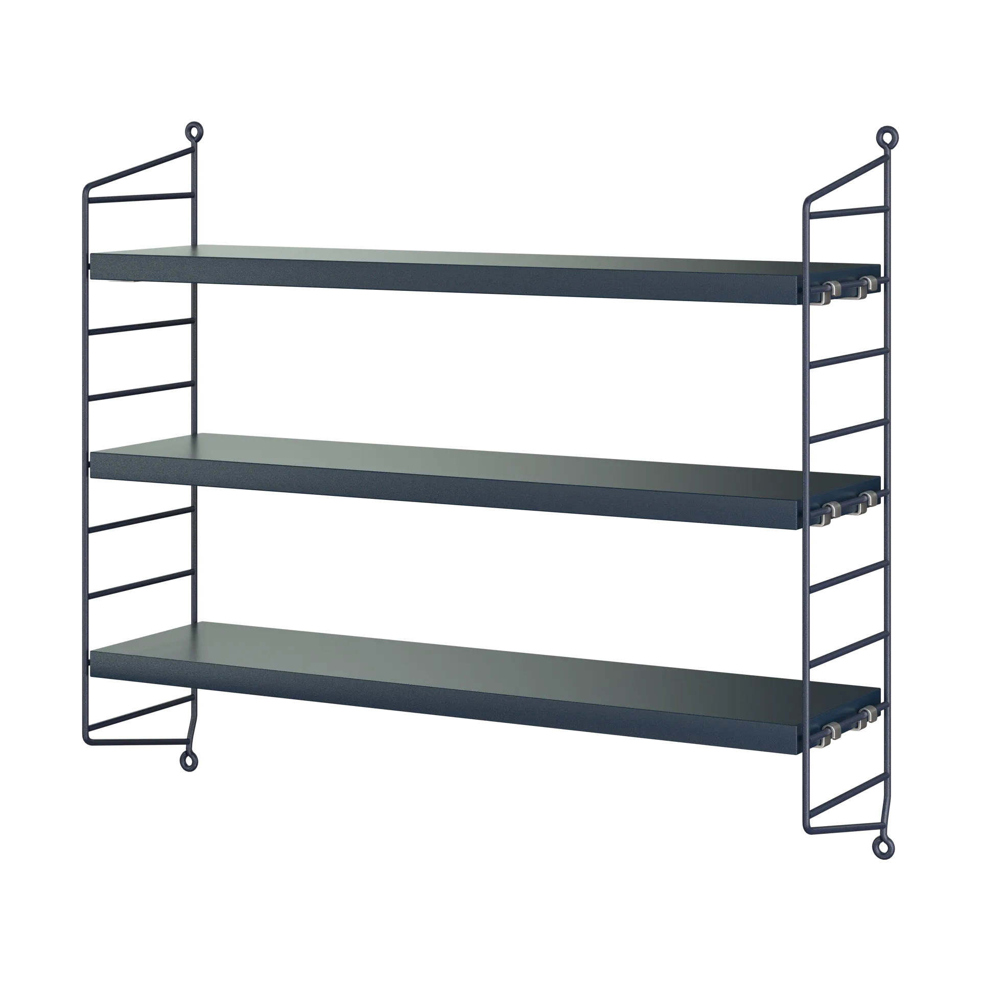 String Pocket vägghylla, Nybroblå String