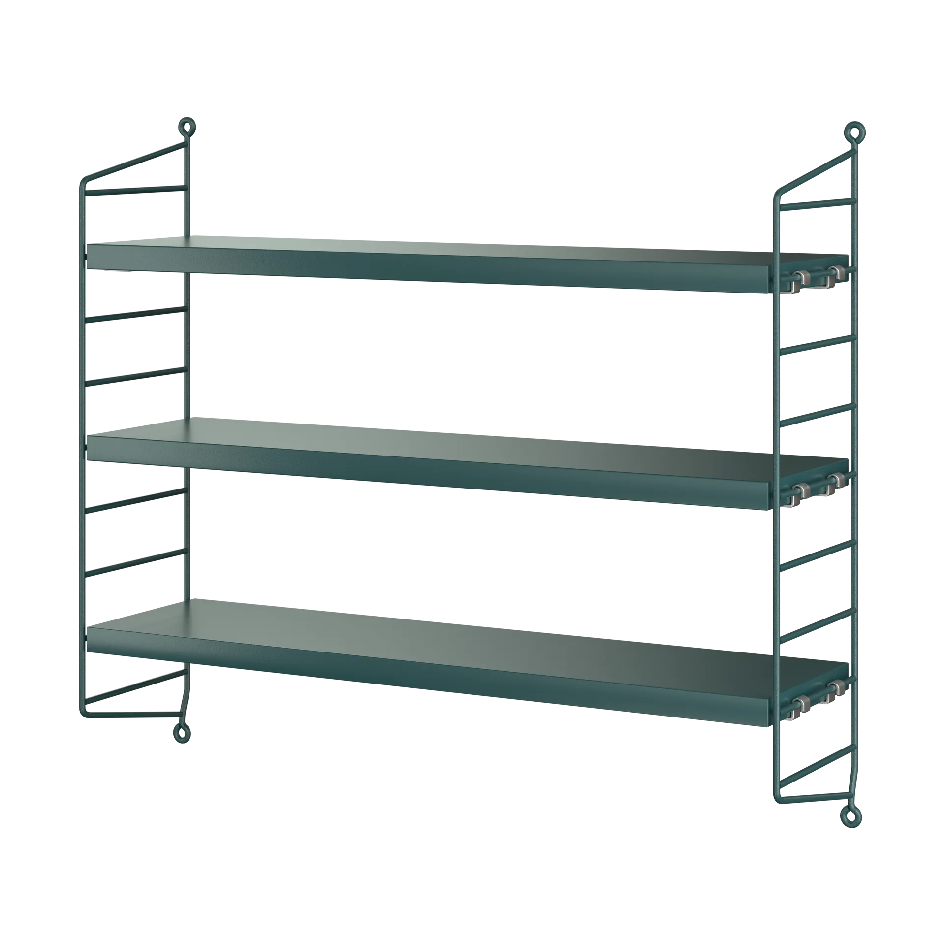 String Pocket vägghylla, Tegnérgrön String