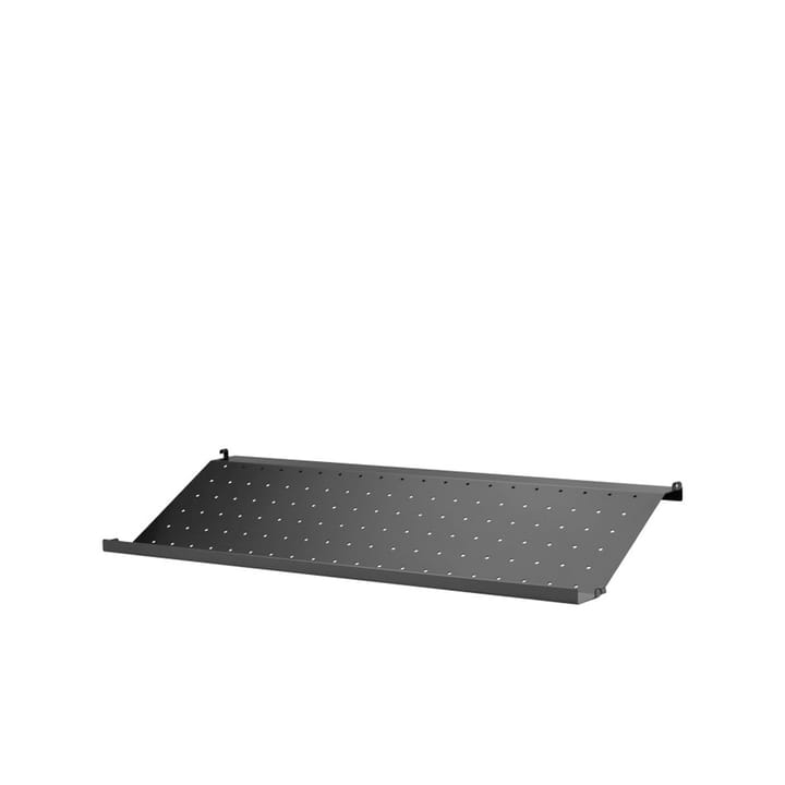 String skohylla metall, svart, 78x30 cm String