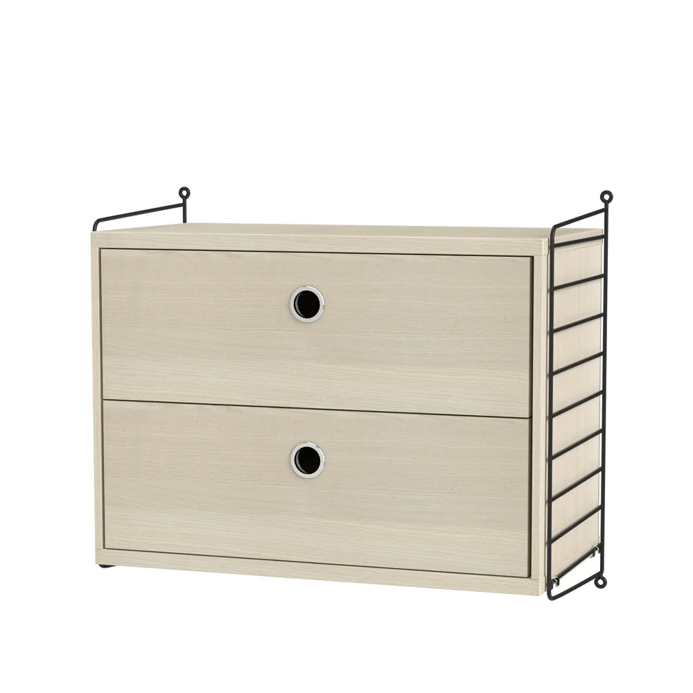 String sovrum ask & svart - Kombination A,  String