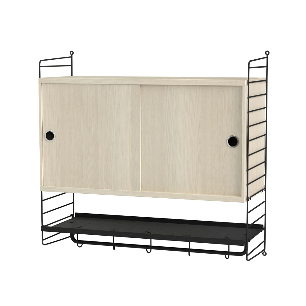 String sovrum ask & svart - Kombination F,  String