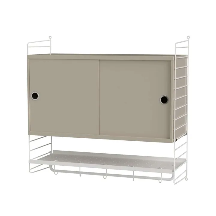 String sovrum beige & vit - Kombination F - String
