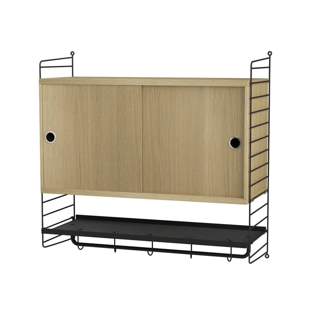String sovrum ek & svart - Kombination F String