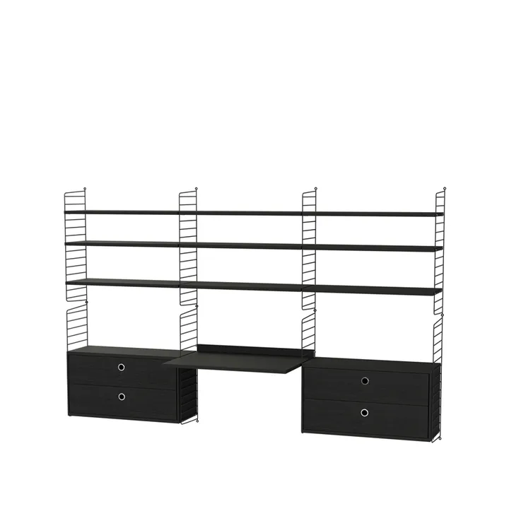 String sovrum svart - Kombination F - String