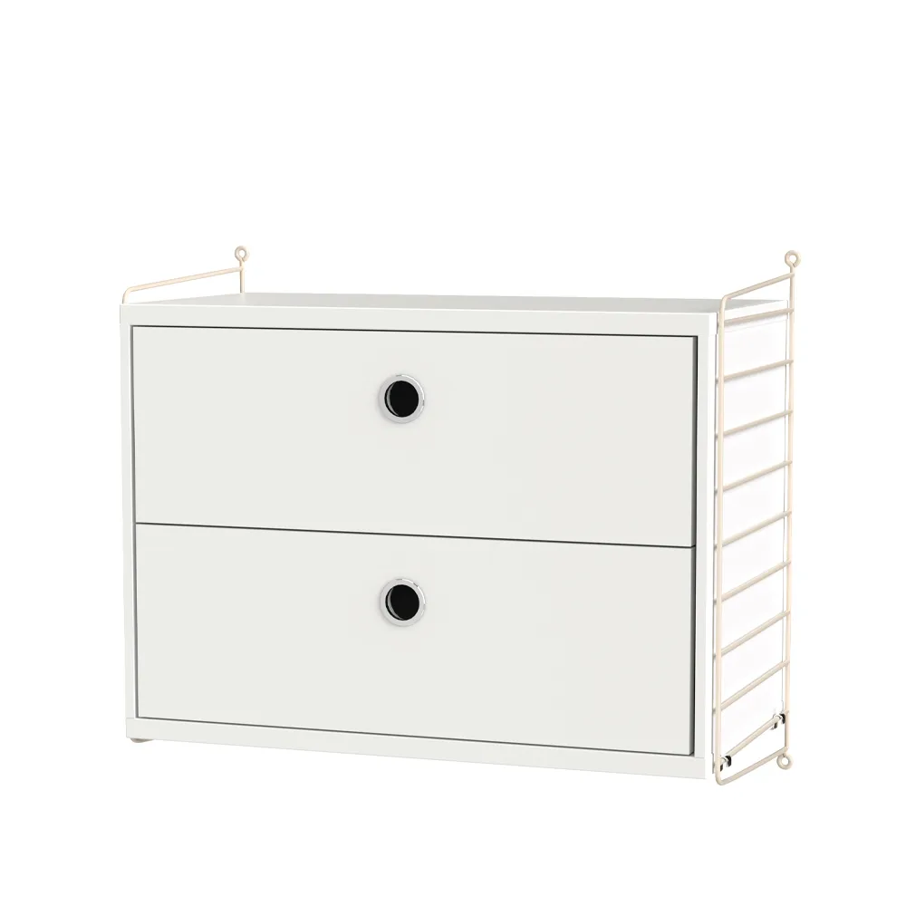 String sovrum vit & beige - Kombination A,  String