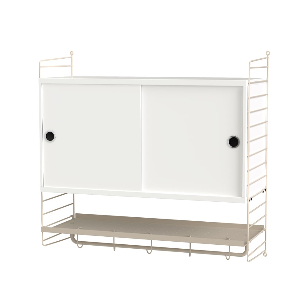 String sovrum vit & beige - Kombination F | Skandinavisk Design | Vit