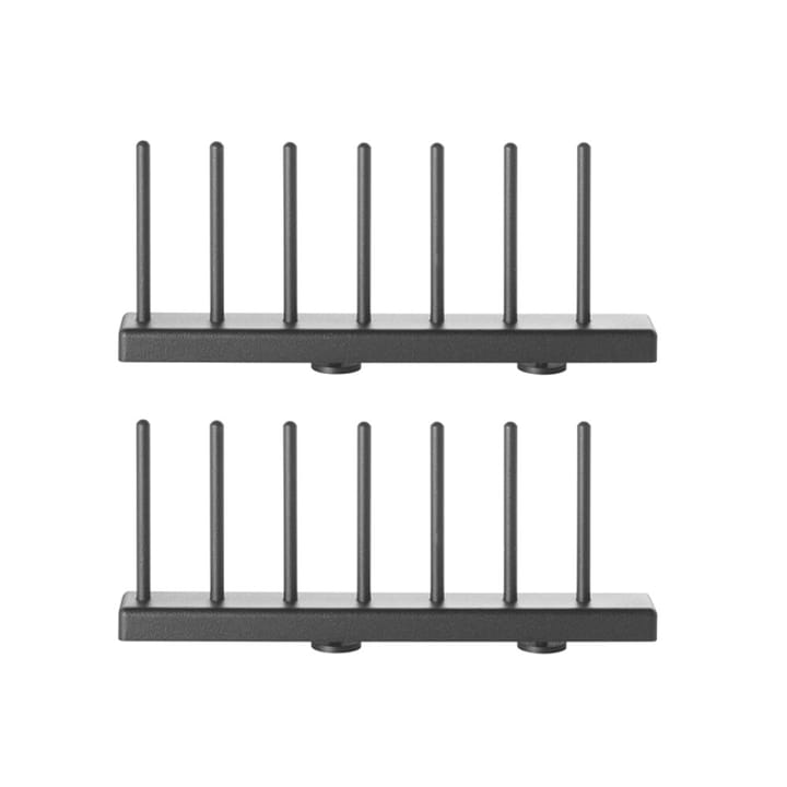 String tallriksställ, svart, 20 cm, 2-pack String
