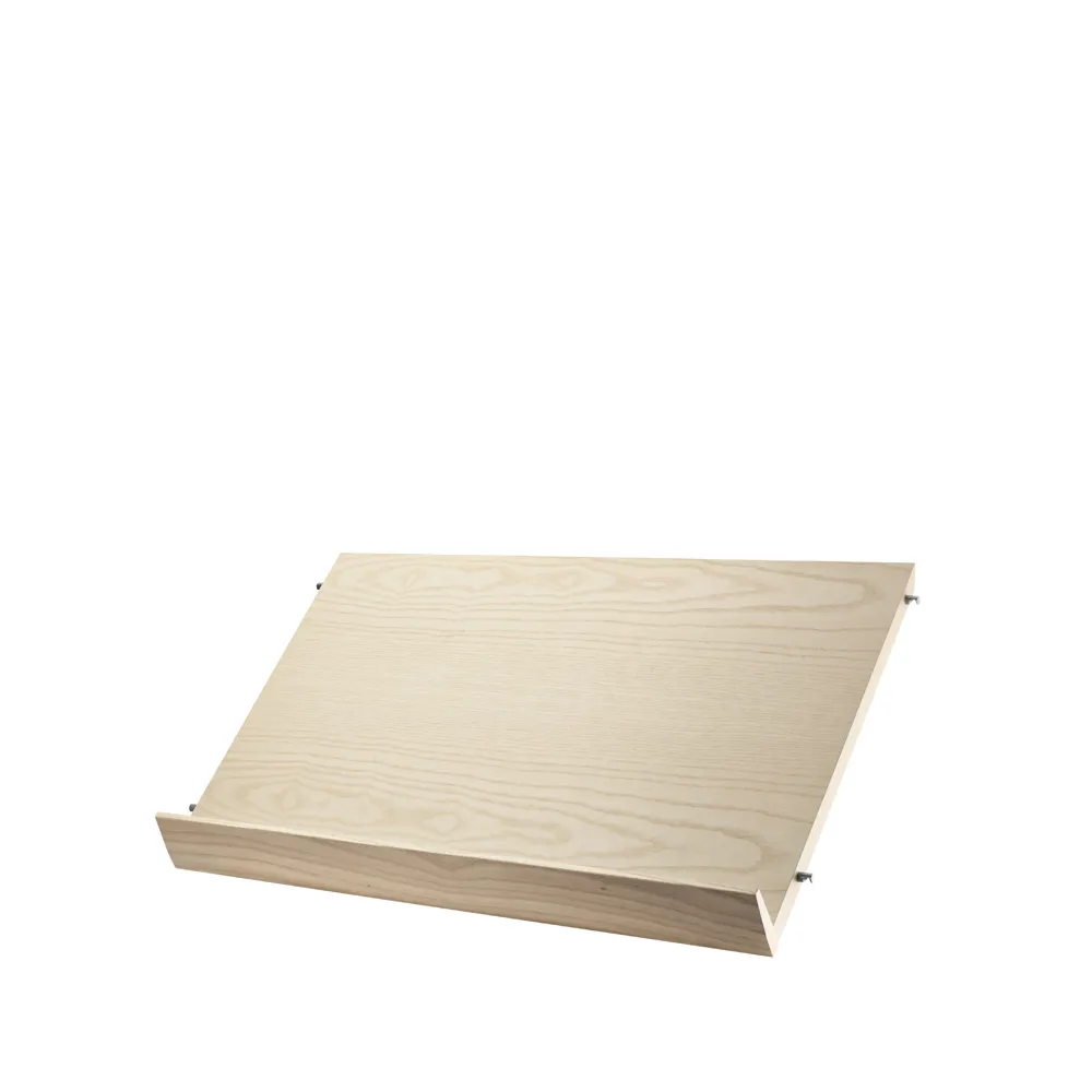 String String tidskriftshylla trä askfanér, 58x30 cm