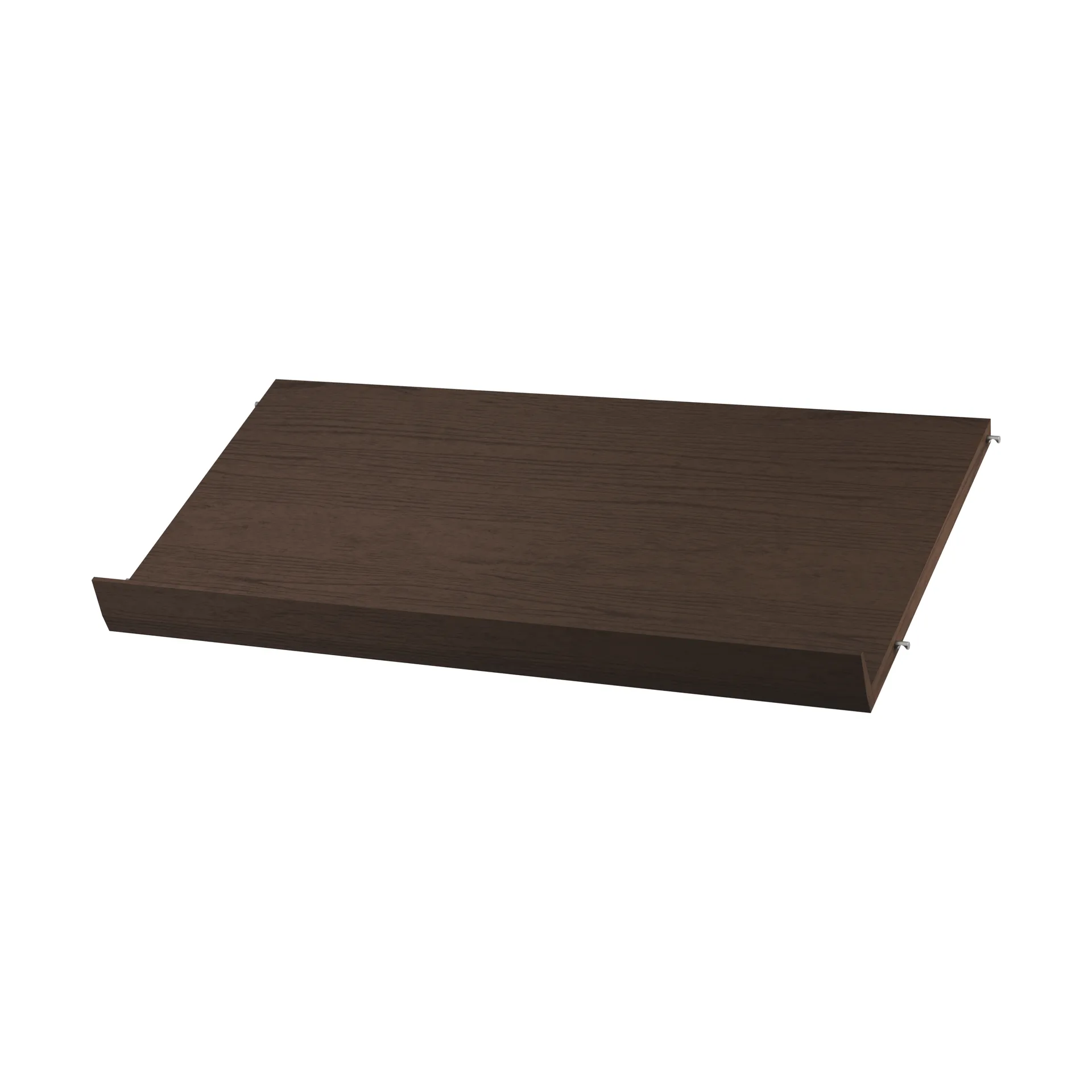 String tidskriftshylla trä, Mörk ek, 78x30 cm String