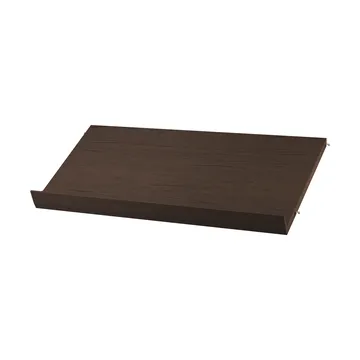 String tidskriftshylla trä - Mörk ek, 78x30 cm - String