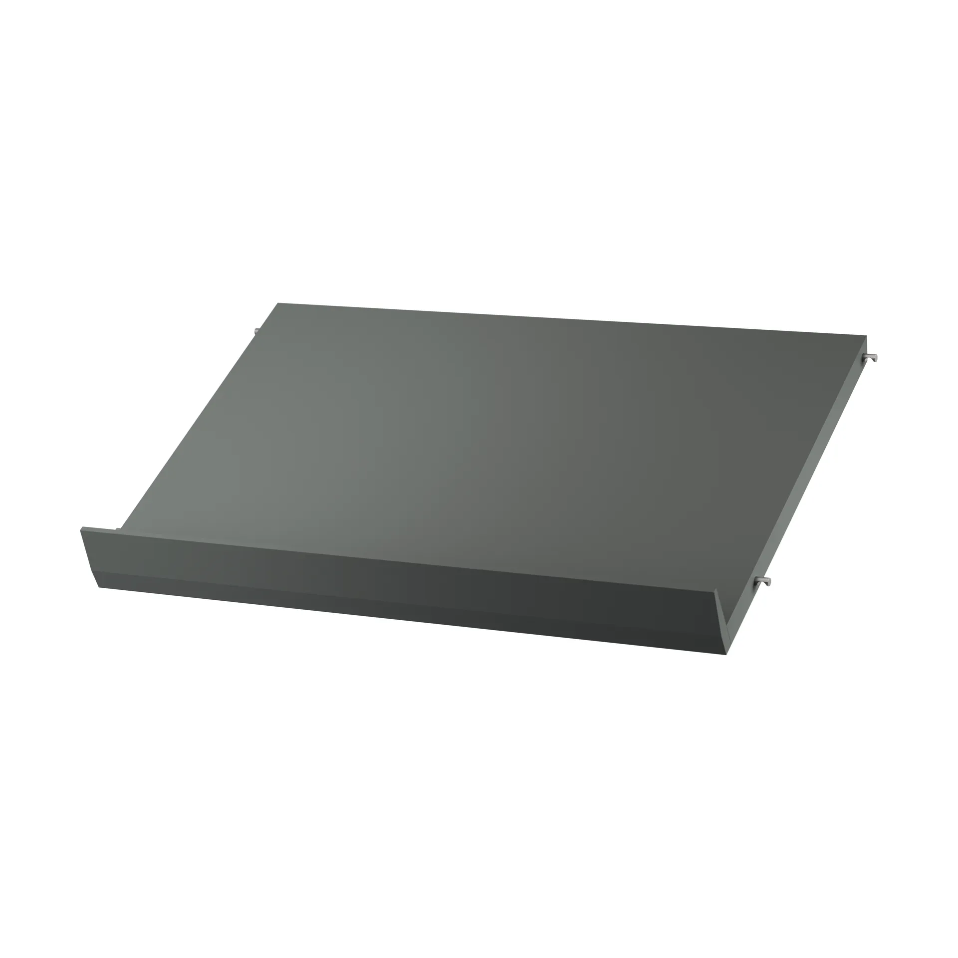 String tidskriftshylla trä, Mörkgrå, 58x30 cm String