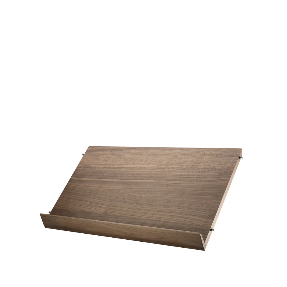 String String tidskriftshylla trä valnöt, 58x30 cm