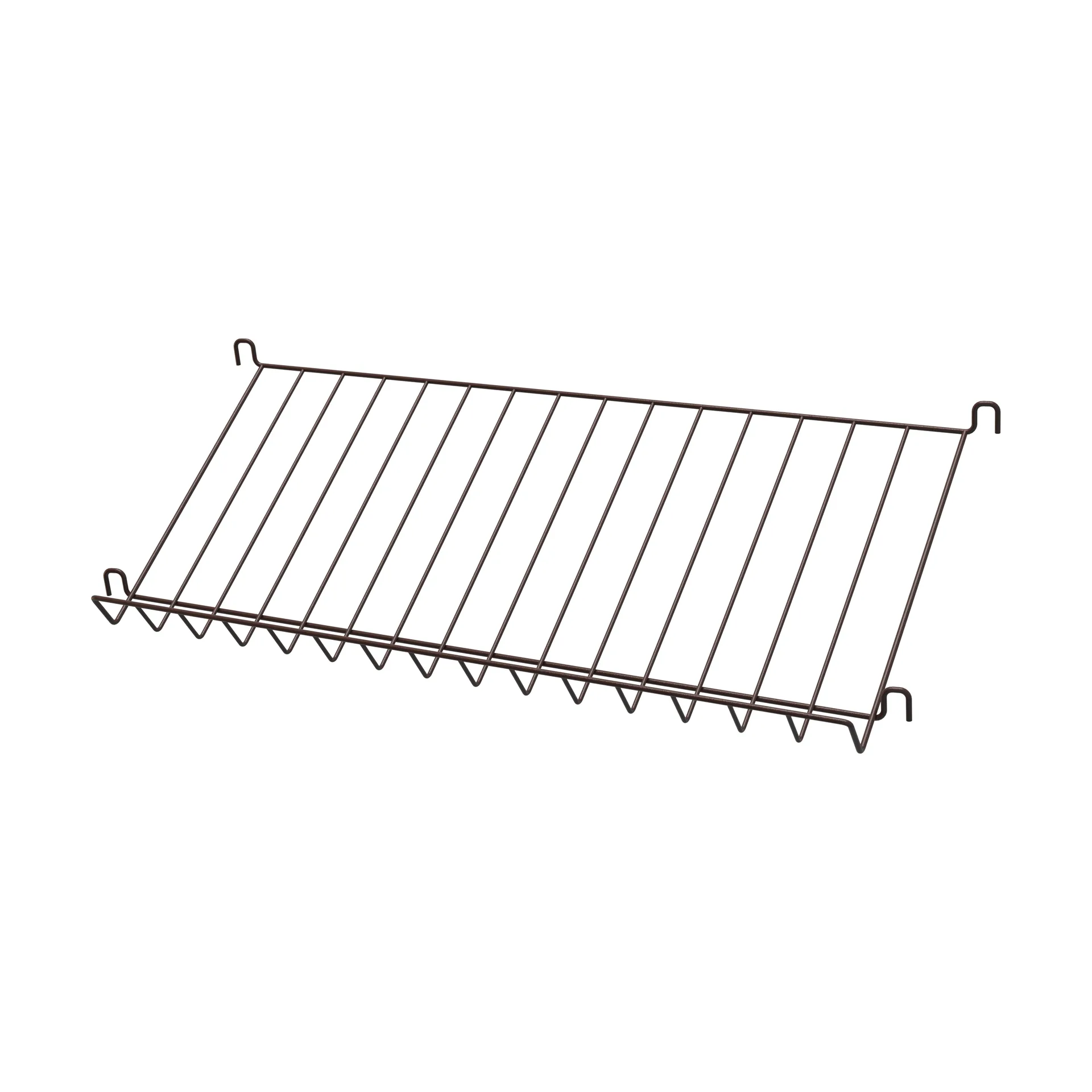 String tidskriftshylla tråd, Mörkbrun, 78x30 cm String