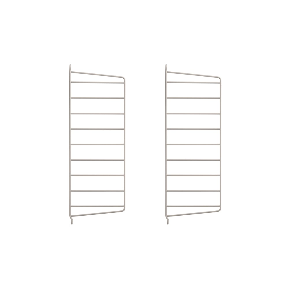 String väggavel Beige, 50x20 cm, 2-pack | Skandinavisk Design | Hyllor & Hyllsystem | Beige