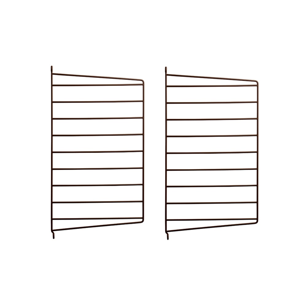 String väggavel brun, 50x30 cm, 2-pack | Skandinavisk Design | Hyllor & Hyllsystem | Brun