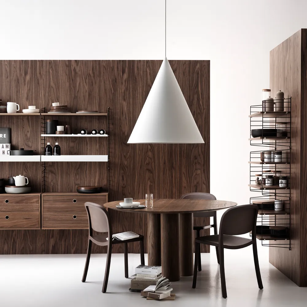 String väggavel, Brun, 75x30 cm, 2-pack String