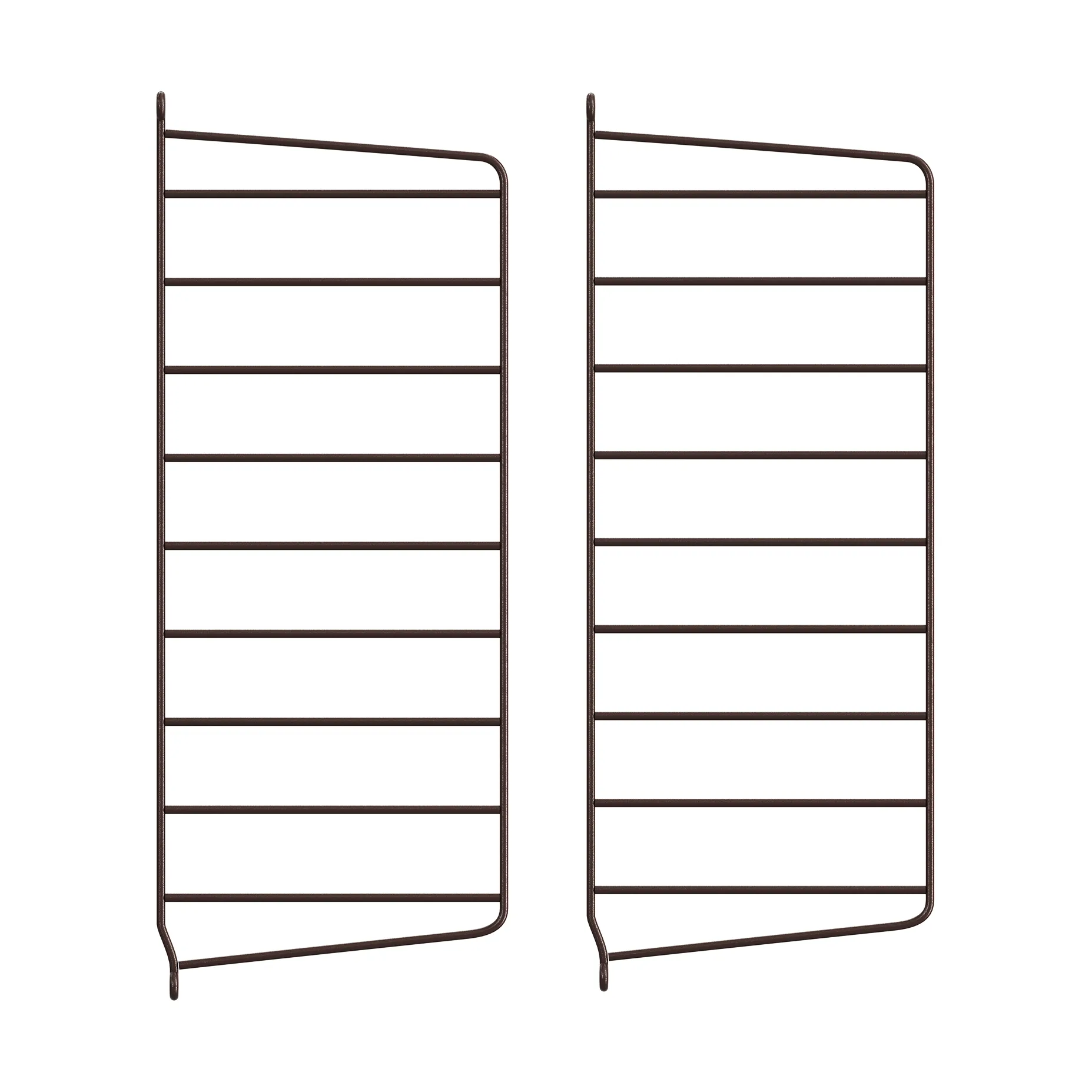 String väggavel, Mörkbrun, 50x20 cm, 2-pack String