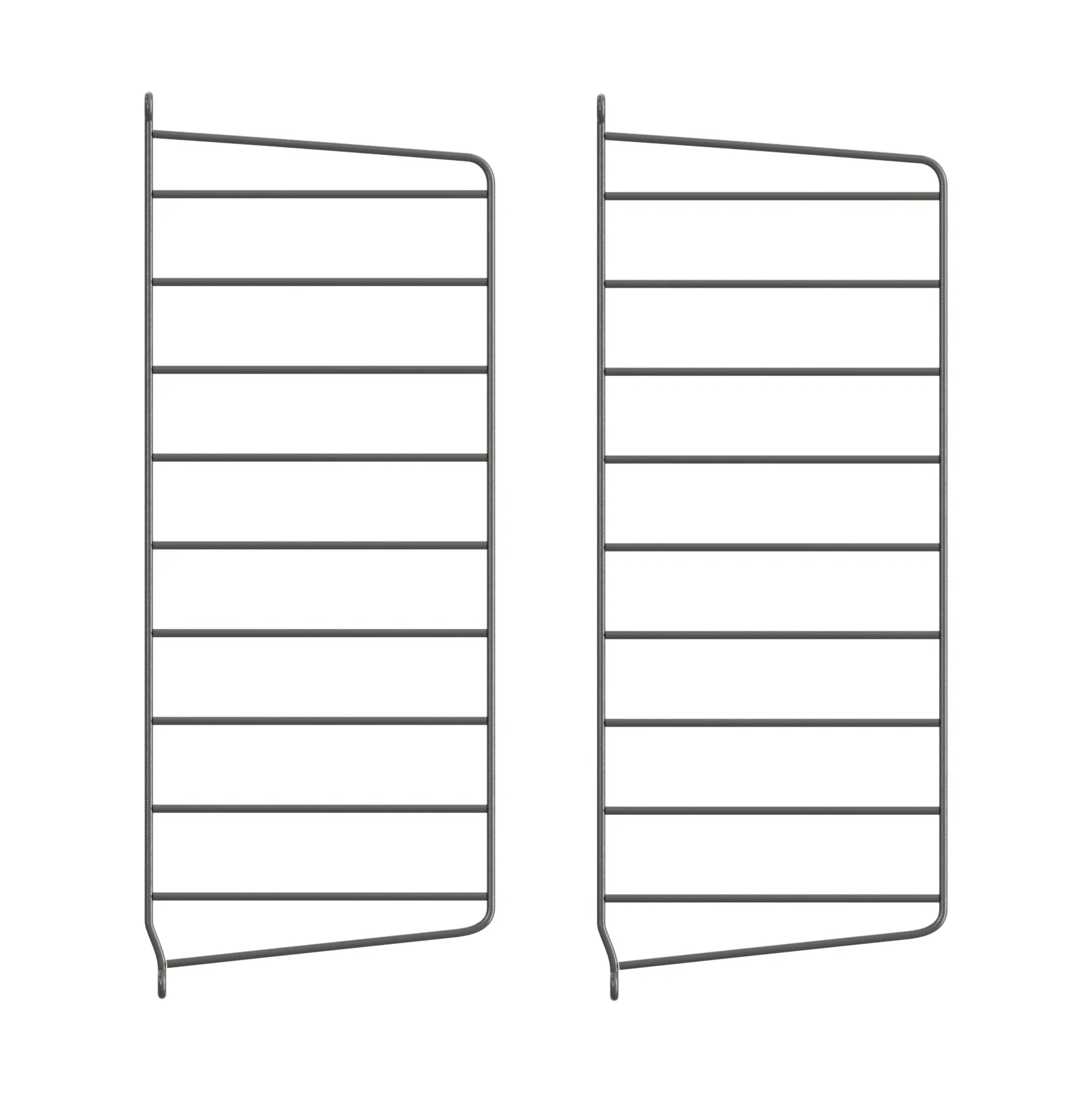 String väggavel, Mörkgrå, 50x20 cm, 2-pack String