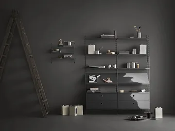 String väggavel - Mörkgrå, 50x30 cm, 1-pack - String