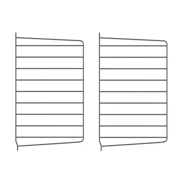 String väggavel - Mörkgrå, 50x30 cm, 2-pack - String