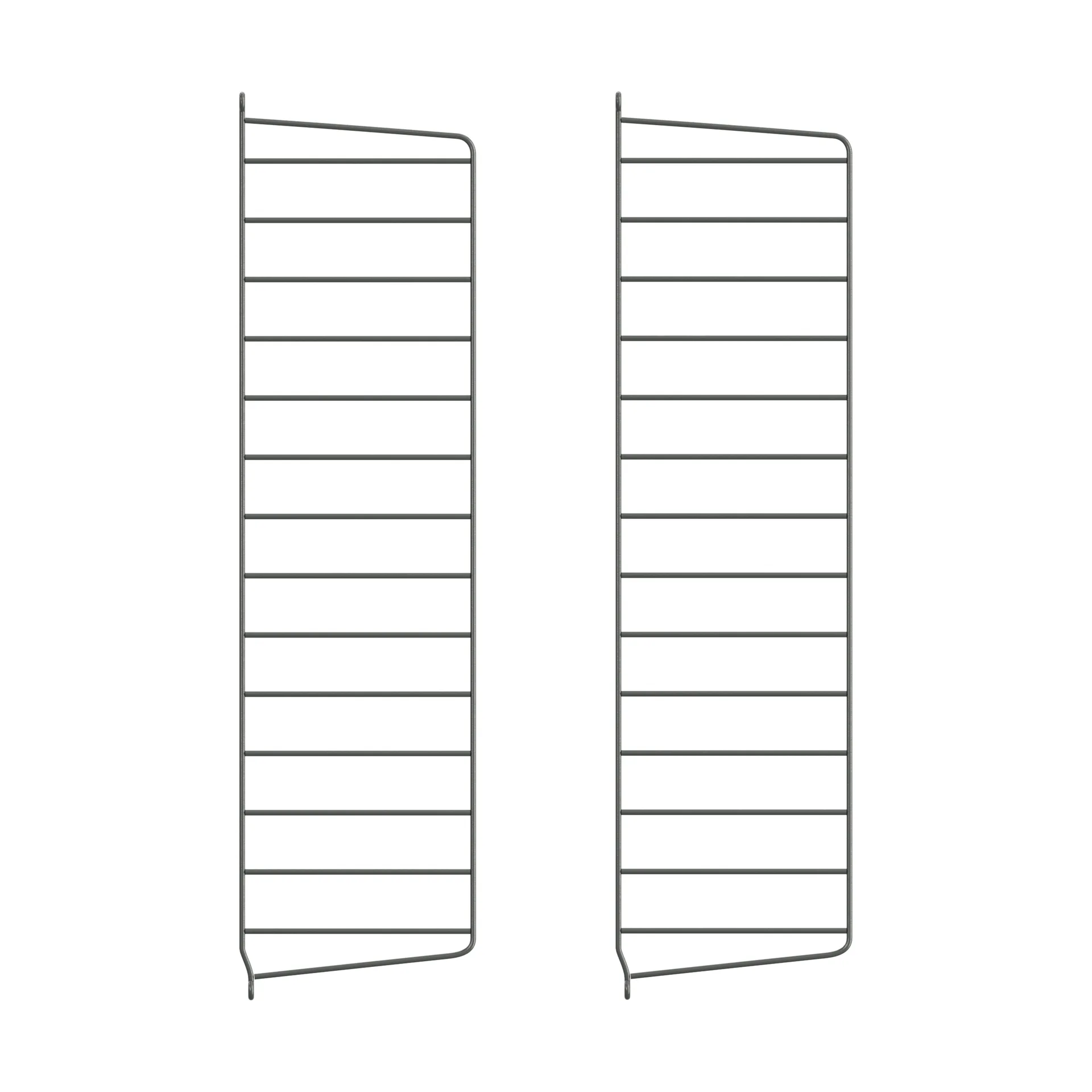 String väggavel, Mörkgrå, 75x20 cm, 2-pack String