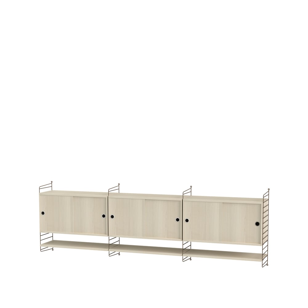 String vardagsrum ask & brun - Kombination E | Skandinavisk Design | Beige
