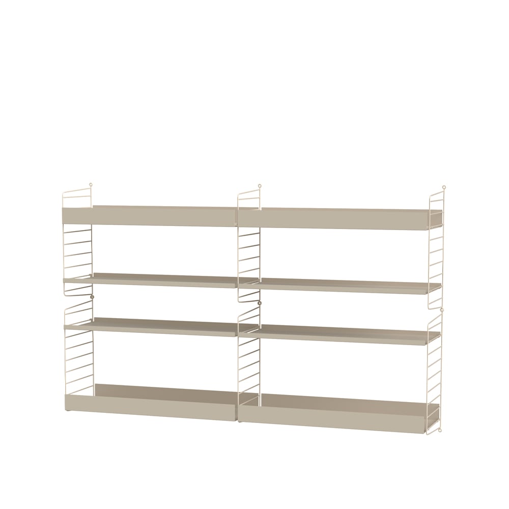 String vardagsrum beige - Kombination L | Skandinavisk Design | Beige