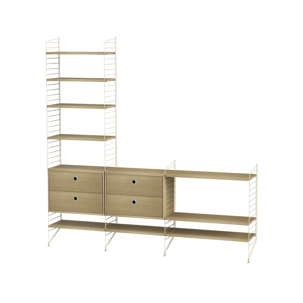 String vardagsrum ek & beige - Kombination J,  String