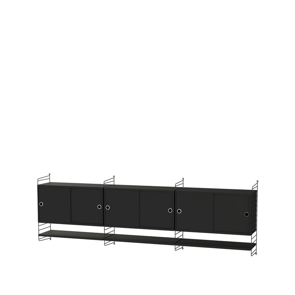 String vardagsrum svart - Kombination E | Skandinavisk Design | Svart