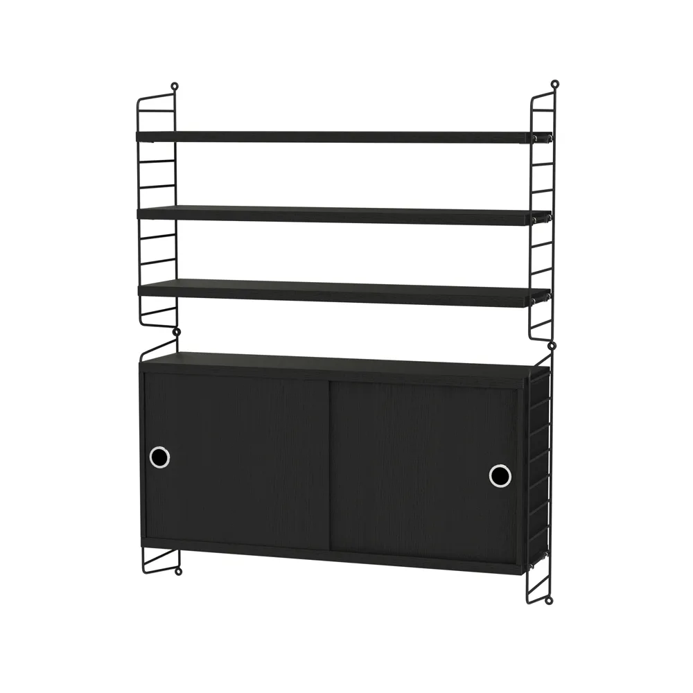 String vardagsrum svart - Kombination I,  String